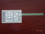 Thin Film 3m Adhesive Single Membrane Switch, Embossed Membrane Key Switches