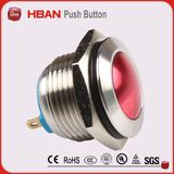 Hban (HBGQ16F-1O/J/S) Metal Brass Push Button Switch