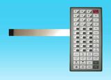 Copper Film PCB Membrane Switch, Computer Keyboard Membrane Panel Switch
