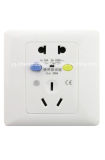 White New Ground-Fault Circuit Breaker Outlet