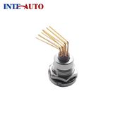 Multipole Lemo Socket with Elbow Contacts for Communication Equipment