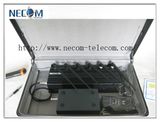 2g 3G 4G Cell Phone +VHF/UHF Radio Portable 6 Bands Signal Jammer