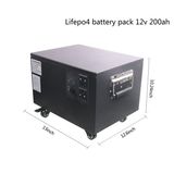 Victpower LiFePO4 Battery 12V 200ah Lithim Ion Battery Pack for Solar Storage