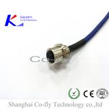 M12 17 Pins Straight Female a Coding Sensor Aviation Calbe Socket Connector