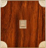 British Standard One Gang Internet/Telephone Socket Flat (N6)