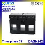 Heyi Three Phase Current Transformer Dasn242 60/5A - 250/5A 3 Phase Cts 3 in 1 Current Transformers