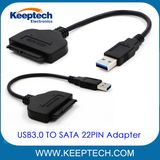 Popular Item USB3.0 to SATA 22pin Adapter Cable for 2.5 Inch HDD SSD