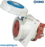 125A IP67 Cee Power Socket for Industrial Panel Mounted (QX216)