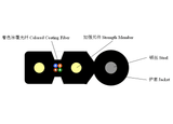 Indoor Self-Supporting Drop Fiber Optic Cable