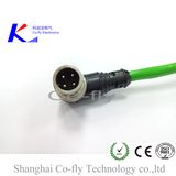 M12 Shielding Elbow-Elbow Aviation Waterproof Plug with Cable