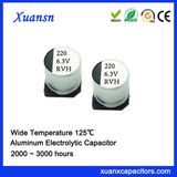 125º C 2000hours 220UF 6.3V SMD Electrolytic Capacitor