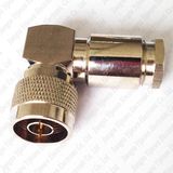 Right Angle N Male Plug Clamp Connector for LMR400 Rg8 Rg213 7D-Fb Cable Connector