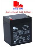 6FM4.5 Rechargeable Sealed Lead Acid Battery for LED Lighting System