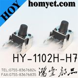 Tact Switch with Registration Mast Round Handle 6*6*7mm (DIP)