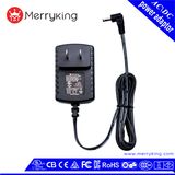 Wall Mounting Type Jp Plug 12V 1A AC DC Power Adapter with PSE Approval