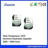 125º C 10UF 50V SMD Electrolytic Capacitor Manifacturer