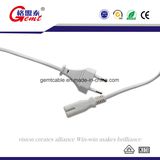 Power Extension Cord 2 Pin H03VV-F Powercord Cable EU 2 Pin Plug Power Cord