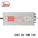 75W 12VDC 6.25A Waterproof IP67 LED Driver Switching Power Supply