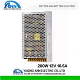China Manifacturer AC / DC 200W 12V LED Power Supply, Switching Power Supply 5V 48V