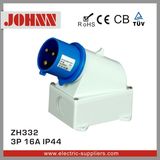 IP44 3p 16A Surface Mounted Plug for Industrial