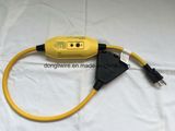 3 FT 12 Gauge GFCI Heavy Duty Indoor Outdoor Sjtw Lighted Triple Outlet Extension Cord by Watts Wire - Yellow 3 Foot 12 AWG Copper Multi Outlet Grounded