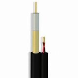 Rg59 Siamese Coaxial Cable with Twisted Power Cords