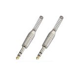 Microphone Connector 6.35mm Golden Plug