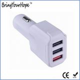 Three Ports USB Car Charger with QC 3.0 (XH-UC-032)
