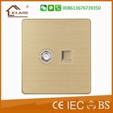 Luxury Aluminum Home Satellite and Tel Socket