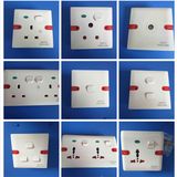 UK, Africa ABS or Bakelite Wall Socket (W-101)
