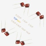 Topmay 2016 Tmcf03 Metallized Polyester Film Capacitor Mkt-Cl21 0.22UF +-10% 250V