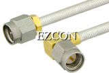 SMA Male to SMA Male Right Angle Semi-Flexible Precision Cable