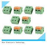 PCB 2 Position 5.08mm Pitch 4 Pin Spring Terminal Blocks 300V 10A
