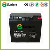 12V17ah Maintance Free AGM Battery for Electric Vehicles UPS Lighting Solar Applications