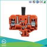 Utl Orange Colour Electrical Cable Connecting Test Terminal Block