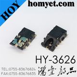3.5mm 6pin Sinking SMD Phone Jack (Hy-3626)
