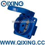 High Quality IP44 250V 2pin Schuko Socket Outlet for Industrial Application