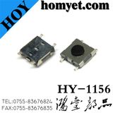 China Manufacturer SMD Tact Switch/Tacile Switch with 4.5*4.5mm Round Button 4pin (HY-1156)