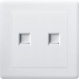 British Standard Double Internet/Double Telephone/Telephone+Internet Socket Flat (A3)