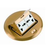 HGD-2Y Yumo Customizable Floor Socket 2 Gang Pop-up Multi-Function Socket