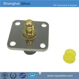 RF Connector Adaptor BNC Female Jack to SMA Female Jack Flange (25X25 square or 17.5X17.5 square)