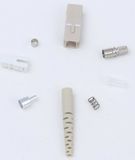 Sc Simplex 2.0mm Fiber Optic Connector with Beige Slotted Boot
