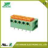 PCB Spring Terminal Block Wj141V/142r, Pitch 5.0/5.08/7.5/7.62mm