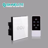 Shinelite Types of Electrical Dimmer Switch with Remote One Gang One Way White Wall Switch