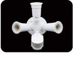 Es-B06c Triple PAR38 Bulb Holder E27 with PIR Function