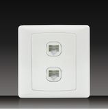 2, 4, 6 Core 2 Gang Telephone Socket (S202DH/2)
