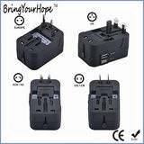 Patent Design Universal Travel Adaptor with 2.1A USB Output (XH-UC-038)