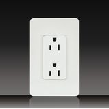 15A Receptacle Wall Socket with Plate (LGL-11-8)