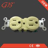American Type One Gang Electrical Wall Switch and Wall Socket