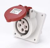 16A 3P+PE IP44 Panel mounted socket(Angle) (MN1441)